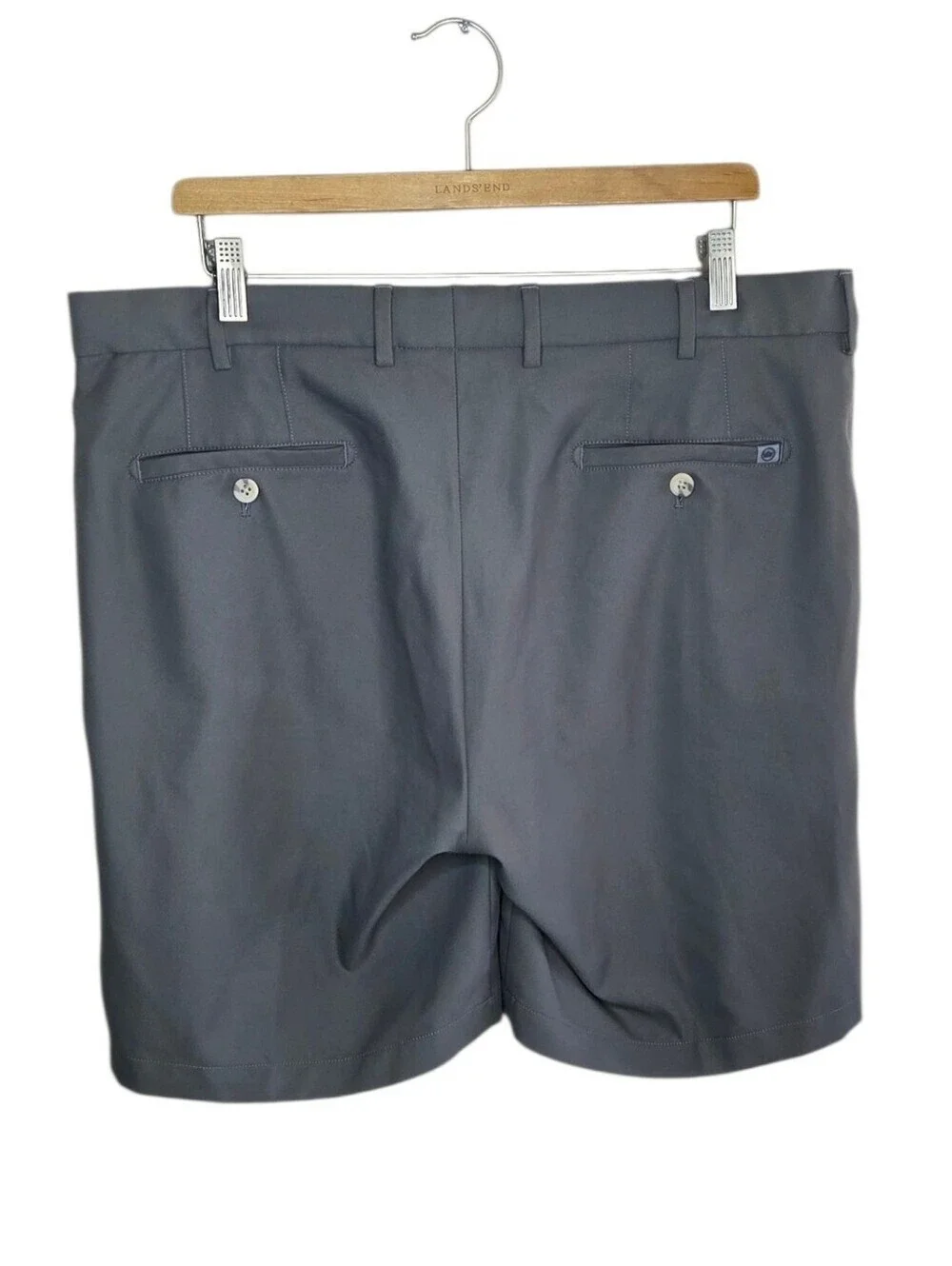 Peter Millar Salem Performance Gray Chino Golf Shorts 9